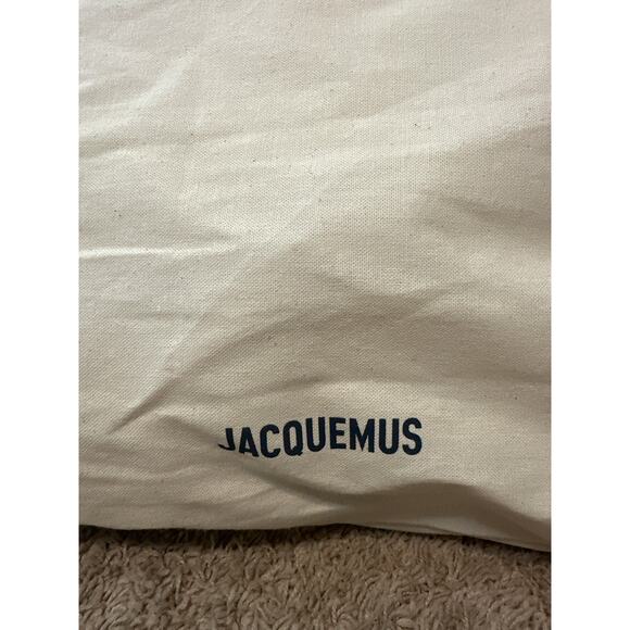 Jacquemus NWT Le Cuscinu Canvas Shoulder Bag Ecru Linen Designer Tote - Picture 10 of 10
